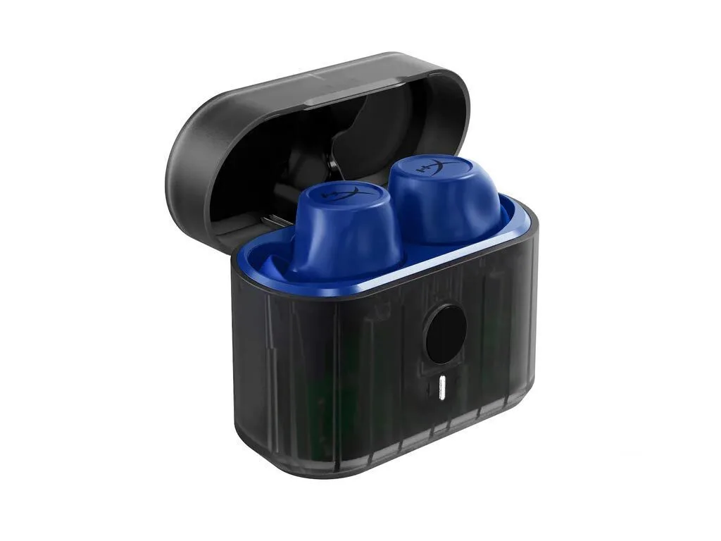 HyperX Cirro In-ear Bluetooth Handsfree Ακουστικά με Αντοχή στον Ιδρώτα και Θήκη Φόρτισης Μπλε - Image 1