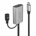 Lindy Active Extension USB 3.1 Cable USB-C male - USB-C female Μαύρο 5m (43271)