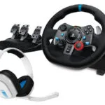Logitech G29 Τιμονιέρα με Πετάλια για PC / PS4 / PS5 με 900° Περιστροφής + Astro A10 Headset