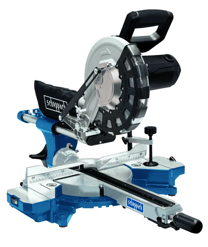 Scheppach HM254 Φαλτσοπρίονο Ρεύματος με Ισχύ 2000W, Δίσκο Κοπής Διαμέτρου 255mm & Ταχύτητα Κοπής 4500rpm - Image 1