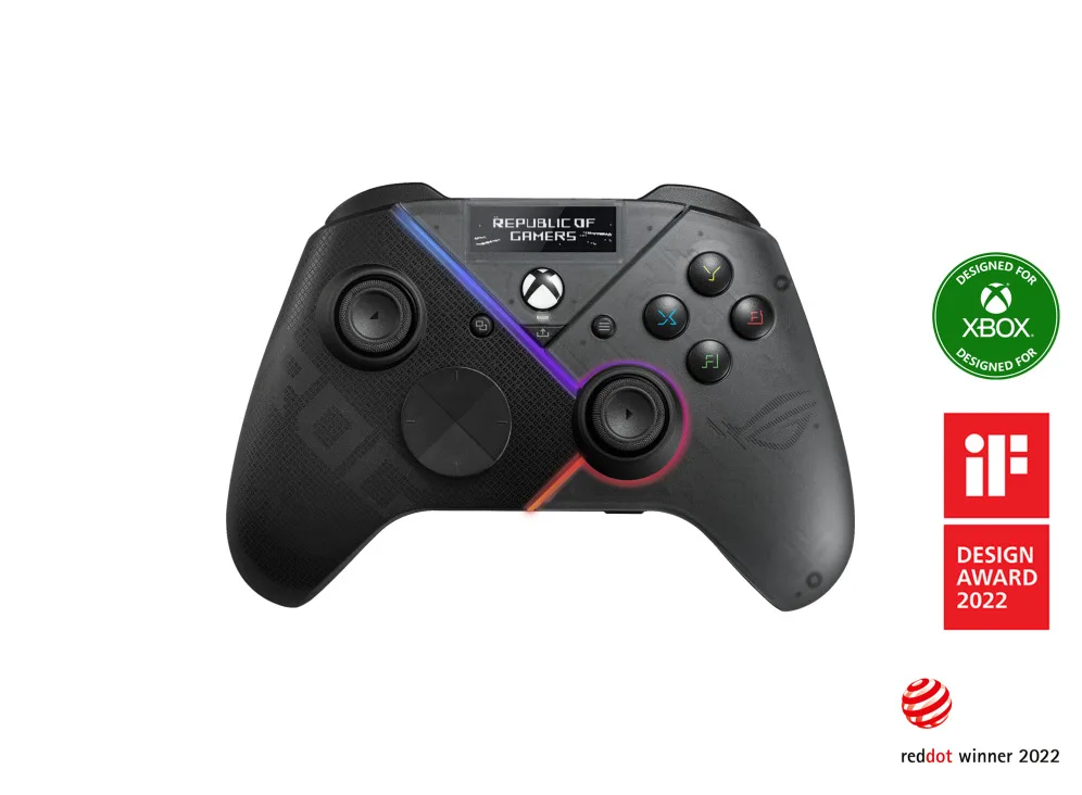Asus ROG Raikiri Pro Ασύρματο & Ενσύρματο Gamepad για PC / Xbox One / Xbox Series Μαύρο - Image 1