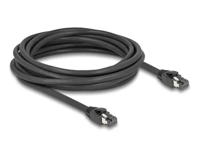 DeLock S/FTP Cat.8.1 Καλώδιο Δικτύου Ethernet 5m Μαύρο 1τμχ 80236 - Image 1