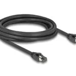 DeLock S/FTP Cat.8.1 Καλώδιο Δικτύου Ethernet 3m Μαύρο 1τμχ 80235