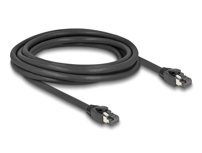 DeLock S/FTP Cat.8.1 Καλώδιο Δικτύου Ethernet 3m Μαύρο 1τμχ 80235 - Image 1
