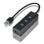 Axagon USB 3.0 Hub 4 Θυρών με σύνδεση USB-A & Θύρα Φόρτισης (HUE-S2B)