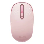 Baseus F01B Ασύρματο Bluetooth Mini Ποντίκι Ροζ