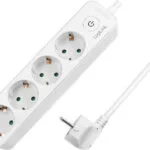 LogiLink SOCKET OUTLET 4-WAY Πολύπριζο 4 Θέσεων με Διακόπτη και Καλώδιο 1.5m LPS245