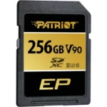Patriot EP SDXC 256GB Class 10 U3 V90 UHS-II με αντάπτορα