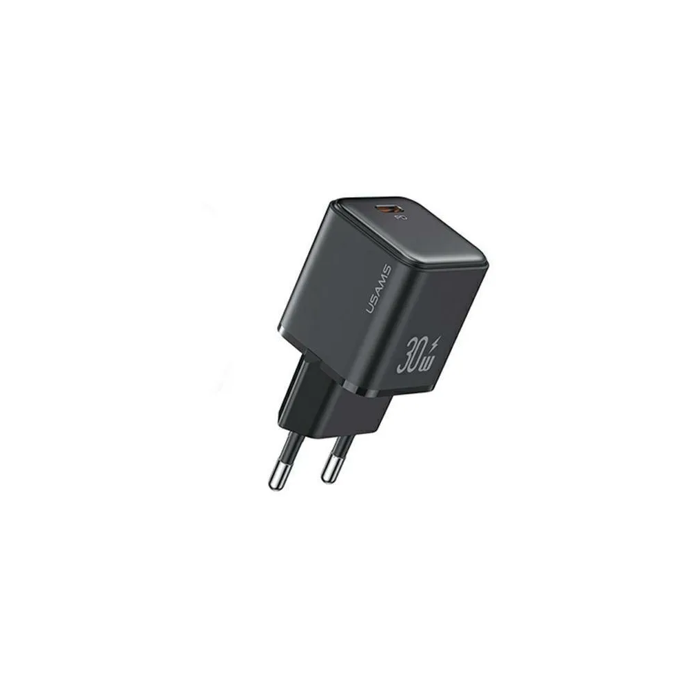 20230901103844_usams_fortistis_choris_kalodio_me_thyra_usb_c_30w_power_delivery_mayros_cc186 Usams Φορτιστής Χωρίς Καλώδιο με Θύρα USB-C 30W Power Delivery Μαύρος (CC186) - Image 1