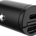 Celly Φορτιστής Αυτοκινήτου 30W με Θύρες: 2xType-C Μαύρος CCMINI2USBCBK
