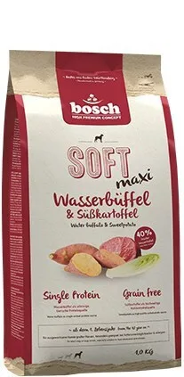 Bosch Petfood Concepts Tiernahrung Soft Maxi 12.5kg Ξηρά Τροφή χωρίς Σιτηρά & Γλουτένη για Ενήλικους Σκύλους Μεγαλόσωμων Φυλών με Βουβάλι - Image 1