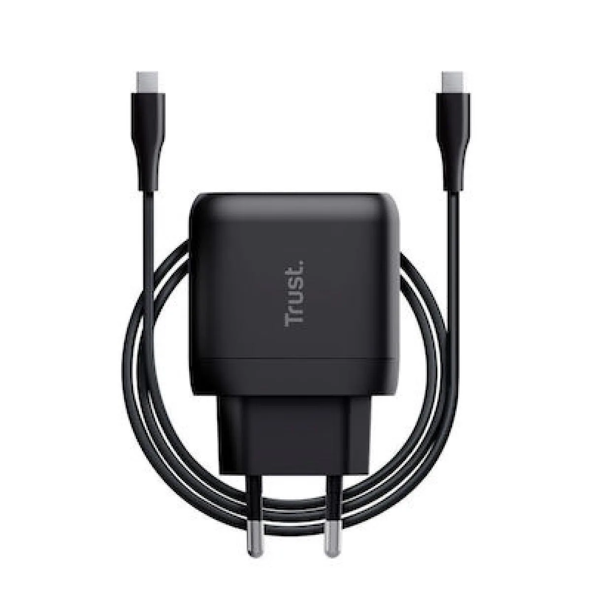 Trust Φορτιστής με Θύρα USB-C και Καλώδιο USB-C 45W Power Delivery Μαύρος (Maxo) - Image 1