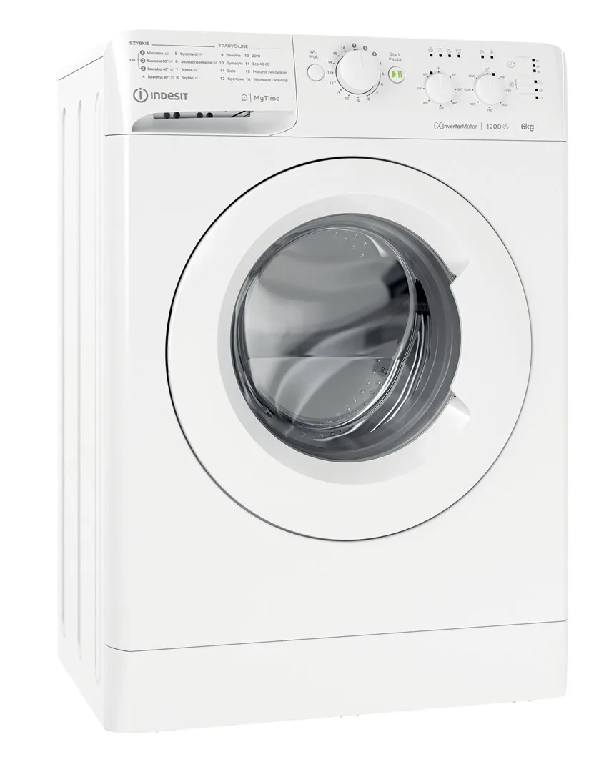 Indesit Πλυντήριο Ρούχων 6kg 1200 Στροφών MTWSC 61294 W PL - Image 1