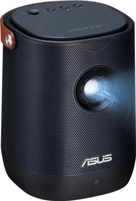 20230908154759_asus_zenbeam_l2_projector_lampas_led_mayros Asus ZenBeam L2 90LJ00I5-B01070 Mini Projector DLP Full HD Λάμπας LED με Ενσωματωμένα Ηχεία - Image 1
