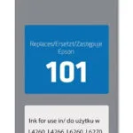 Active Jet Συμβατό Μελάνι Εκτυπωτή InkJet Epson 101 70ml Κυανό 1τμχ AAE-101C INK