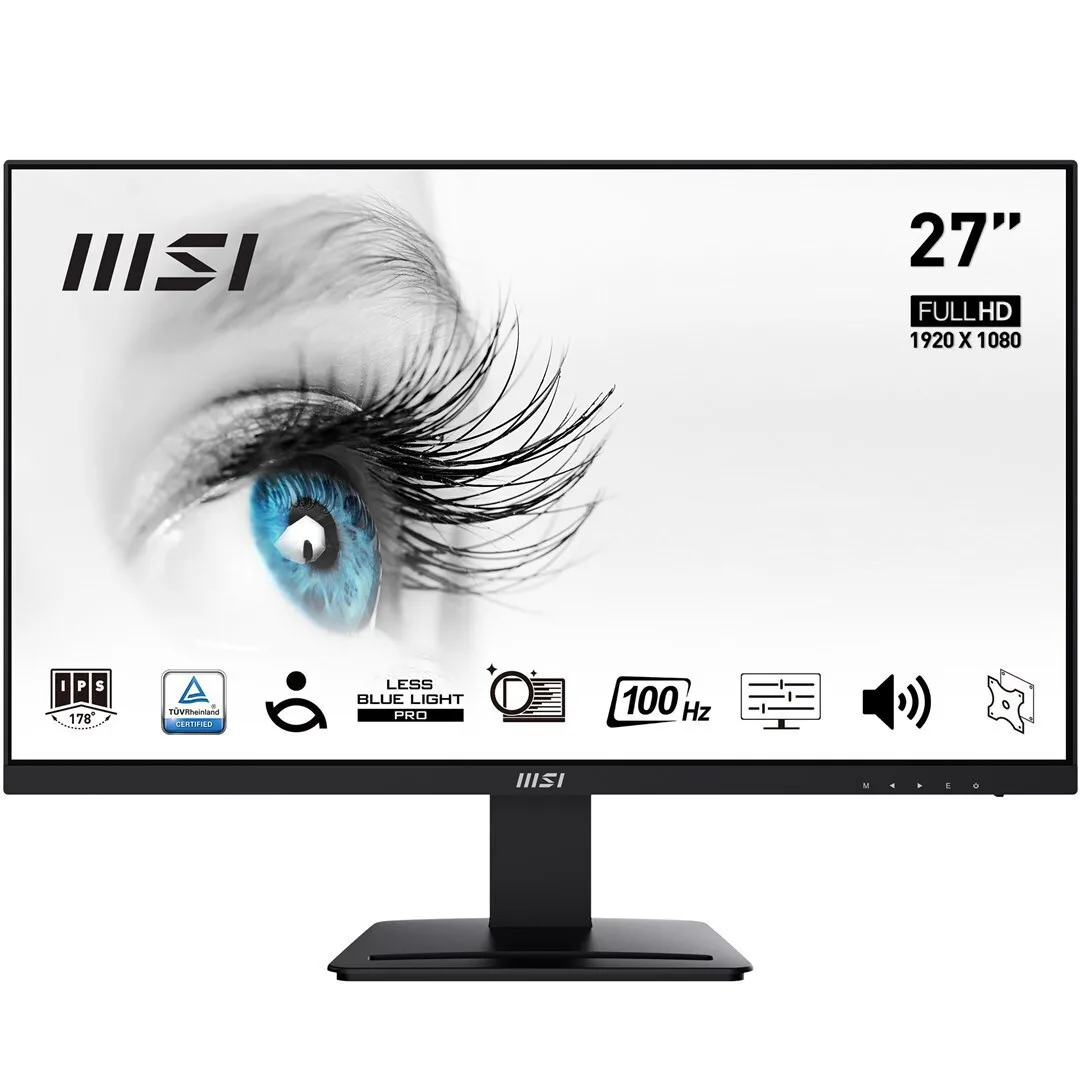MSI PRO MP273A IPS Monitor 27" FHD 1920x1080 με Χρόνο Απόκρισης 4ms GTG - Image 1