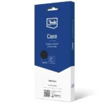 3MK Matt Back Cover Σιλικόνης / Tempered Glass Μαύρο (iPhone 15)