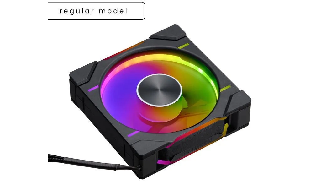 Phanteks PH-F120D30 Case Fan με RGB Φωτισμό και Σύνδεση 4-Pin PWM Regular Black - Image 1