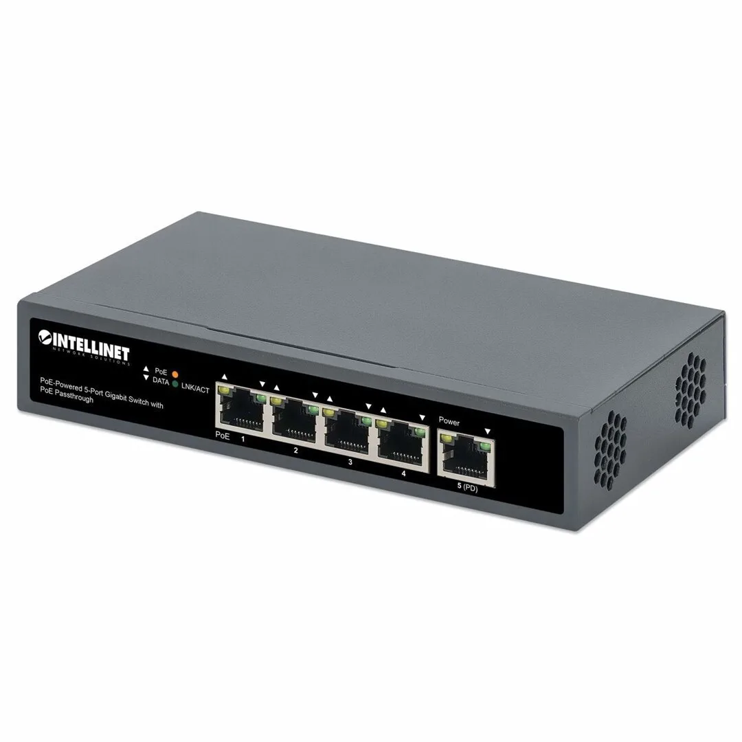 Intellinet 561808 Unmanaged L2 PoE++ Switch με 5 Θύρες Ethernet - Image 1