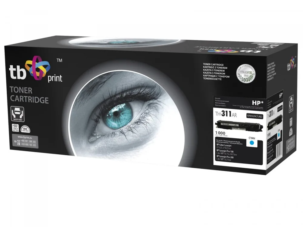 TB Print Συμβατό Toner για Laser Εκτυπωτή HP 1000 Σελίδων Κυανό (TH-311AR) - Image 1