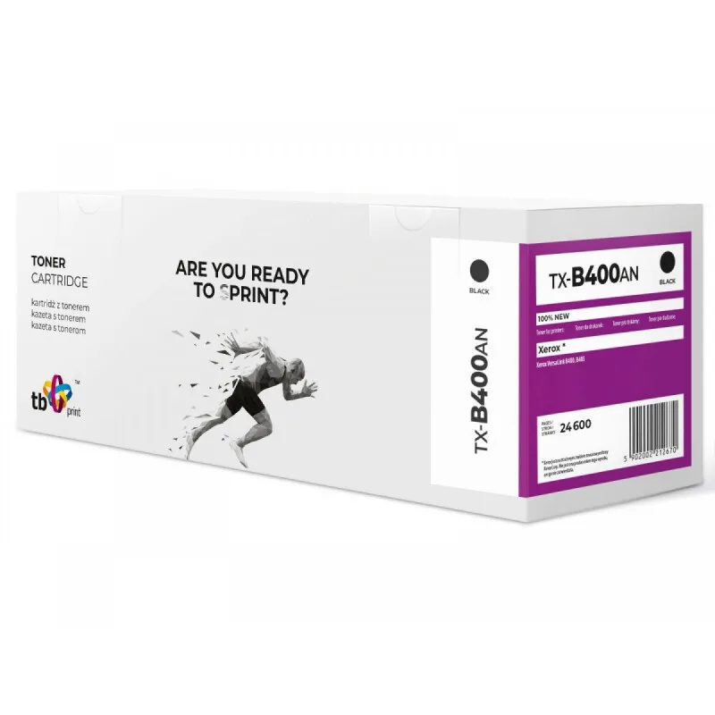 TB Print Συμβατό Toner για Laser Εκτυπωτή Xerox Μαύρο (ETTBPX00B400BK1) - Image 1