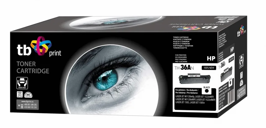 TB Print Συμβατό Toner για Laser Εκτυπωτή HP 1600 Σελίδων Μαύρο TH-285AN - Image 1