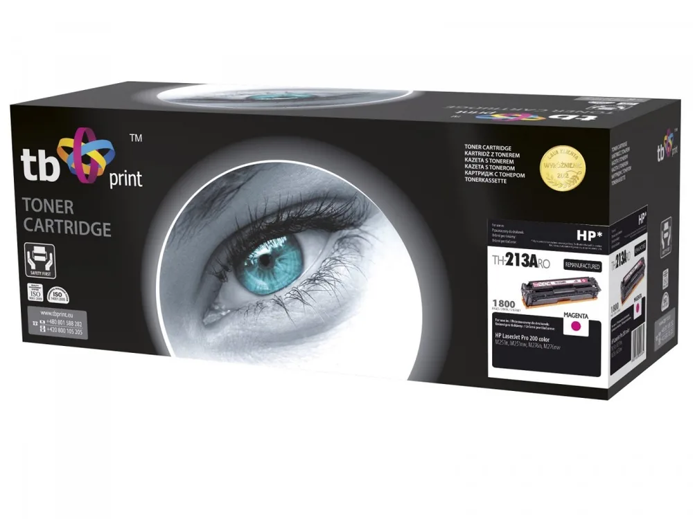 TB Print Συμβατό Toner για Laser Εκτυπωτή HP 1800 Σελίδων Ματζέντα (TH-213ARO) - Image 1