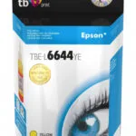 TB Print Συμβατό Μελάνι Εκτυπωτή InkJet Epson 6500 Σελίδων 70ml Κίτρινο 1τμχ TBE-L6644YE