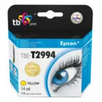 TB Print Συμβατό Μελάνι Εκτυπωτή InkJet Epson 750 Σελίδων 14ml Κίτρινο 1τμχ TBE-T2994