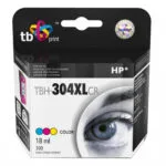 TB Print Συμβατό Μελάνι Εκτυπωτή InkJet HP 300 Σελίδων 18ml Πολλαπλό (Color) TBH-304XLCR