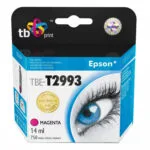 TB Print Συμβατό Μελάνι Εκτυπωτή InkJet Epson 750 Σελίδων 14ml Πολλαπλό (Color) 1τμχ TBE-T2993