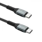 Qoltec USB 3.1 Cable USB-C male - USB-C 100W Μαύρο 1.5m 52358