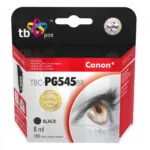 TB Print Συμβατό Μελάνι Εκτυπωτή InkJet Canon 180 Σελίδων 8ml Μαύρο 1τμχ TBC-PG545B