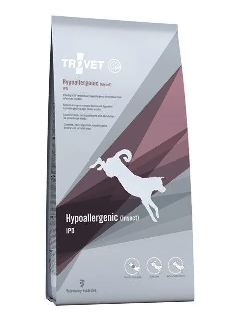 20230920163853_trovet_ipd_3kg Trovet Hypoallergenic Insect 3kg Ξηρά Τροφή χωρίς Σιτηρά & Γλουτένη για Ενήλικους Σκύλους με Πατάτες, Πουλερικά, Συκώτι και Ρύζι - Image 1
