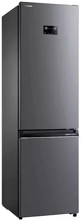 Toshiba Ψυγειοκαταψύκτης 378lt NoFrost Υ201.8xΠ59.5xΒ66εκ. Γκρι GR-RB500WE-PMJ - Image 1