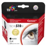 TB Print Συμβατό Μελάνι Εκτυπωτή InkJet Canon MP 240 9ml Μαύρο 1τμχ TBC-PG510BR