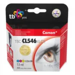 TB Print Συμβατό Μελάνι Εκτυπωτή InkJet Canon MG2450 300 Σελίδων 13ml Πολλαπλό (Color) TBC-CL546XLCR