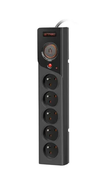 Armac Z5 Πολύπριζο 5 Θέσεων με Καλώδιο 5m Z5/50/CZ - Image 1