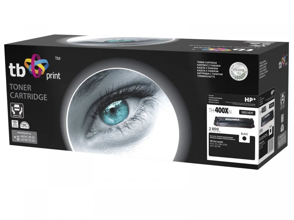 20230928102219_tb_print_symvato_toner_gia_laser_ektypoti_hp_2800_selidon_mayro_th_400xn TB Print Συμβατό Toner για Laser Εκτυπωτή HP 2800 Σελίδων Μαύρο TH-400XN - Image 1
