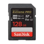 Sandisk Extreme PRO SDXC 128GB Class 10 U3 V60 UHS-II με αντάπτορα