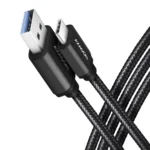 Axagon Braided USB 3.0 Cable USB-C male - USB-A Μαύρο 1m (BUCM3-AM10AB)