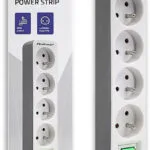 Qoltec Smart Πολύπριζο 4 Θέσεων με Καλώδιο 1.8m 50288