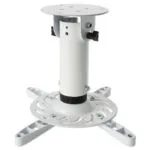 Techly Βάση Projector Οροφής ICA-PM-200WH ICA-PM 200WH με Μέγιστο Φορτίο 15kg Λευκή