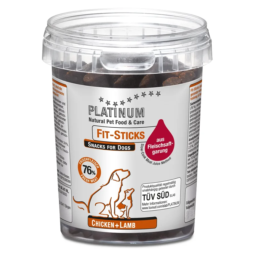 Platinum Pet Food & Care Fit-Sticks Λιχουδιές Σκύλου με Αρνί και Κοτόπουλο 300gr - Image 1