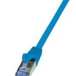 LogiLink U/UTP Cat.6a Καλώδιο Δικτύου Ethernet 7.5m Μπλε 1τμχ CQ3086S