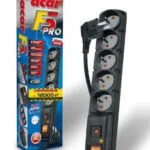 Acar F5 Πολύπριζο Aσφαλείας 5 Θέσεων με Καλώδιο 3m Γαλλίας (Type E) W0093