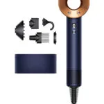 Dyson Supersonic HD07 Case Ionic Επαγγελματικό Πιστολάκι Μαλλιών με Φυσούνα 1600W Dark Blue / Bright Copper 412525-01