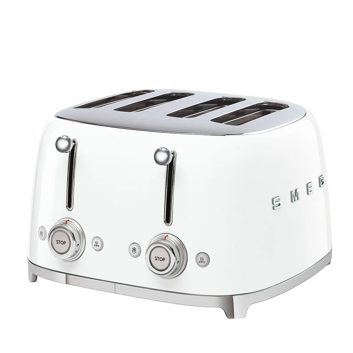 20231012115725_smeg_tsf03wheu_fryganiera_4_theseon_2000w_leyki Smeg TSF03WHEU Φρυγανιέρα 4 Θέσεων 2000W Λευκή - Image 1