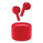 Cellular Line Swag Earbud Bluetooth Handsfree Ακουστικά με Θήκη Φόρτισης Κόκκινα