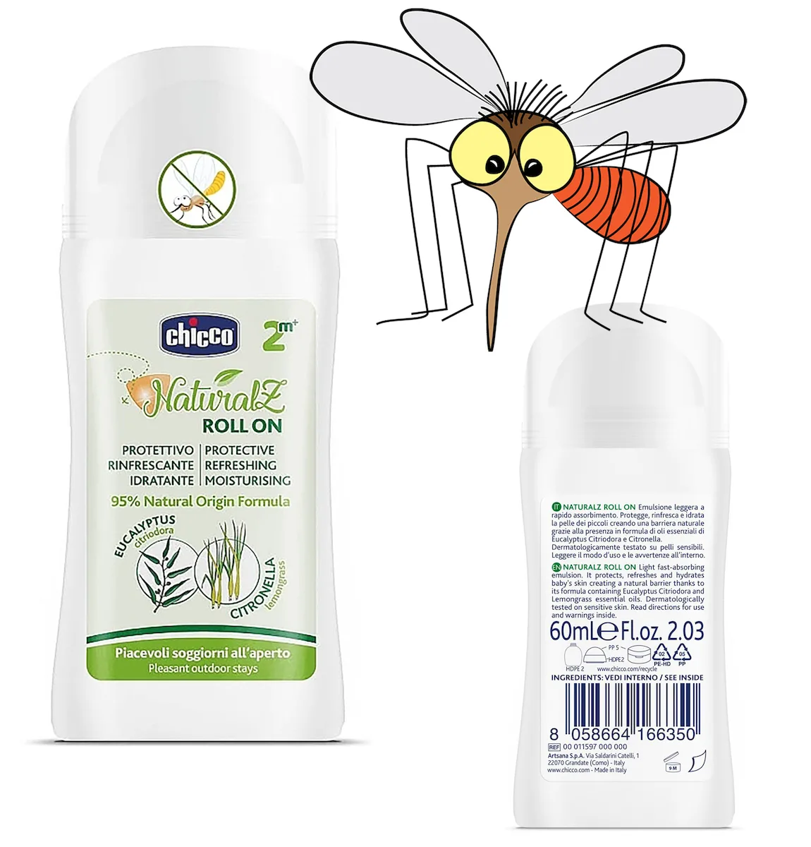 20231013135639_chicco_entomoapothitiko_roll_on_stick_60ml Chicco Naturalz Εντομοαπωθητικό Roll On/Stick Κατάλληλο για Παιδιά 60ml - Image 1